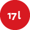 objem rúry 17l objem rúry 17l