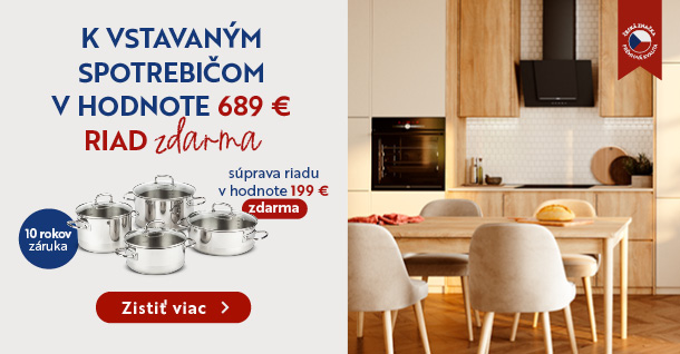 K setu spotrebičov súprava riadu zadarmo