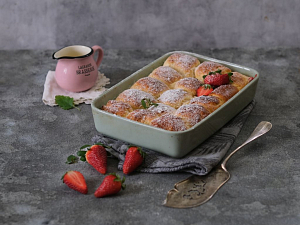 Kysnuté buchty s vanilkovou omáčkou - recept