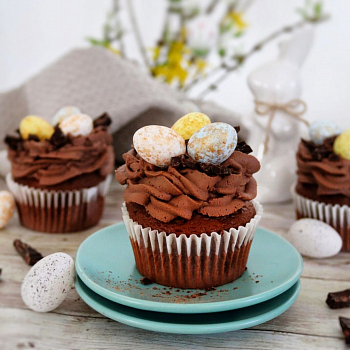 Veľkonočné muffiny s čokoládou