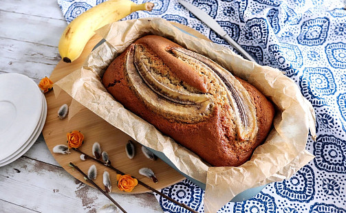 Banana bread - recept na vláčny banánový chlebíček