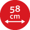 šírka 58 cm - ikona